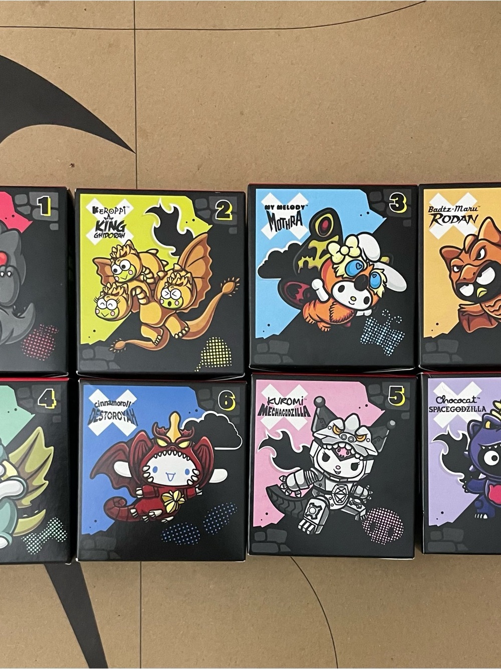 Hello Kitty And Friends x Godzilla x Mcdonalds Full Set